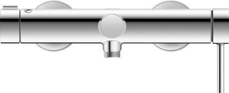 Single lever bathtub mixer for exposed installation, CE5230000010 Chrome, Connection type for water supply connection: S-connections, Centre distance: 150 mm ± 15 mm, Flow rate (3 bar): 25 l/min