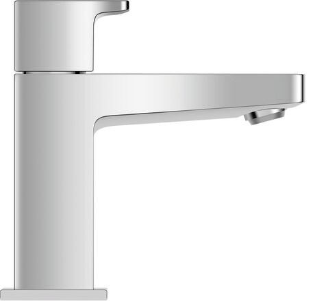 Single handle faucet, MH1080002010 Chrome, Height: 127 mm, Spout reach: 90 mm, Flow rate (3 bar): 5,5 l/min