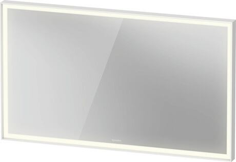 Mirror, VT7099018186100 White aluminum Matt, Defog system: Integrated, With auto-off function