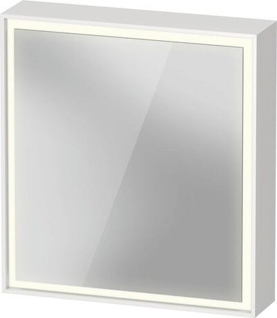 Mirror cabinet, VT7155L18180000 White, Hinge position: Left, Body material: Highly compressed three-layer chipboard, Socket: Integrated, Number of sockets: 1, plug socket type: F