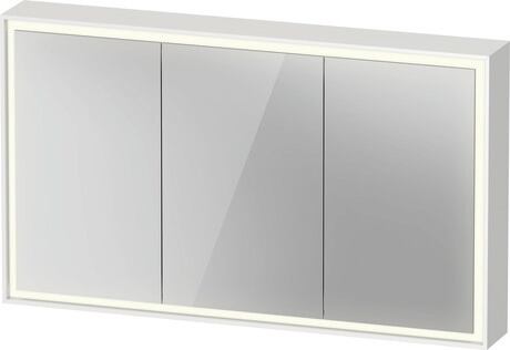 Mirror cabinet, VT7158018180000 White, Body material: Highly compressed three-layer chipboard, Socket: Integrated, Number of sockets: 1, plug socket type: F