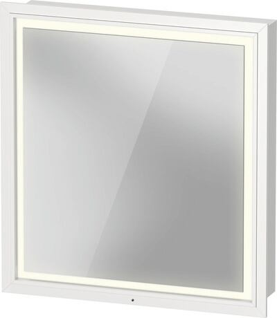 Mirror cabinet, VT7160L18180000 White, Hinge position: Left, Body material: Highly compressed three-layer chipboard, Socket: Integrated, Number of sockets: 1, plug socket type: F