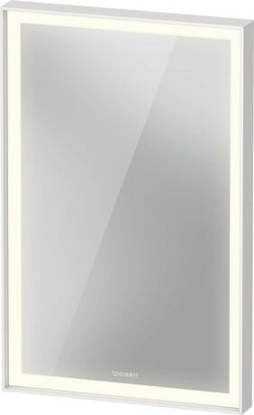 Mirror, VT7379018180000 White aluminum Matt