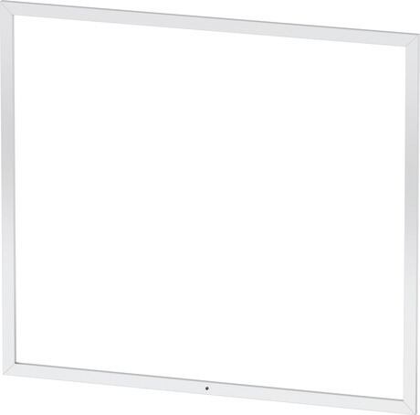 Installation frame, VT9686018180000 White aluminum Matt