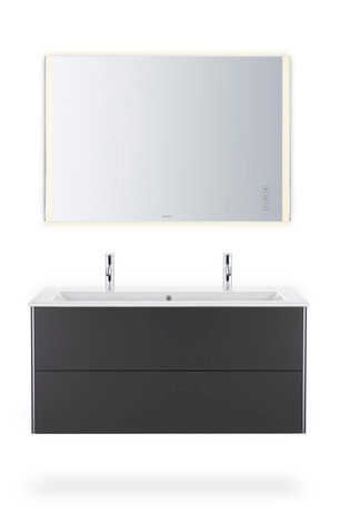 Vanity unit wall-mounted, XS417404949 Graphite Matt, Decor