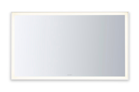Mirror, LC7383018186100 White aluminum Matt, Defog system: Integrated, With auto-off function