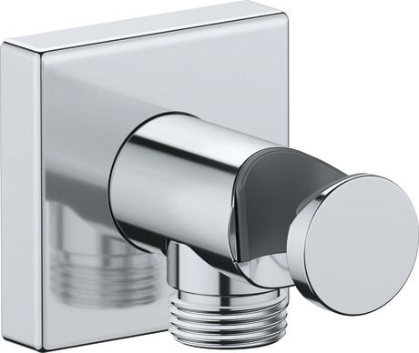 wall outlet, UV0630010010 Chrome, Hand shower holder: Fixed