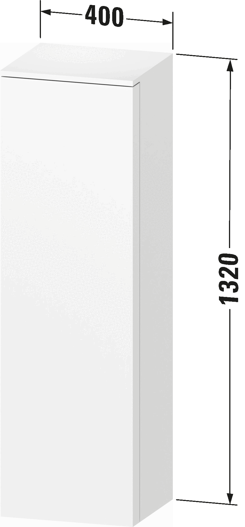 Semi-tall cabinet, QA1345 L/R