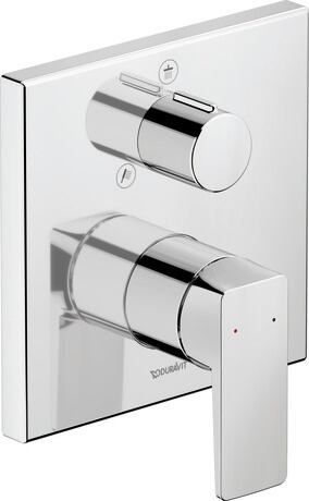 Mezclador monomando para ducha, empotrado, MH4210012010 Cromado, Inversión: Ducha fija, Teleducha, 150x173 mm