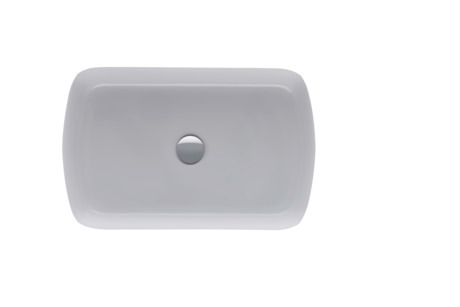 Washbowl, 2384600079 White High Gloss, Number of washing areas: 1 Middle, Overflow: No, grounded