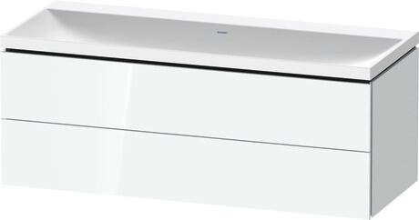 c-shaped set wall-mounted, LC6953N85850000 White High Gloss, Lacquer
