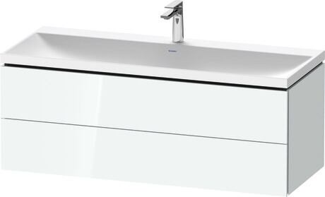 c-shaped set wall-mounted, LC6953O85850000 White High Gloss, Lacquer