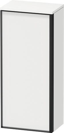 Semi-tall cabinet, VT1355L1818601G Hinge position: Left, White Matt, Decor, Handle Graphite Aluminium