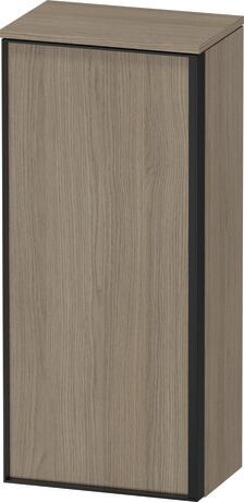 Semi-tall cabinet, VT1355L3535701G Hinge position: Left, Oak terra Matt, Decor, Handle Graphite Aluminium