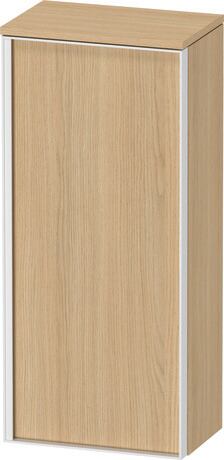 Semi-tall cabinet, VT1355R3030701W Hinge position: Right, Natural oak Matt, Decor, Handle White aluminum