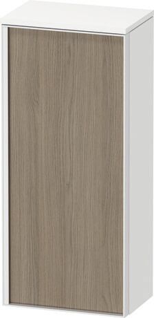 Semi-tall cabinet, VT1355R3518601W Hinge position: Right, Front: Oak terra Matt, Decor, Corpus: White Matt, Decor, Handle White aluminum