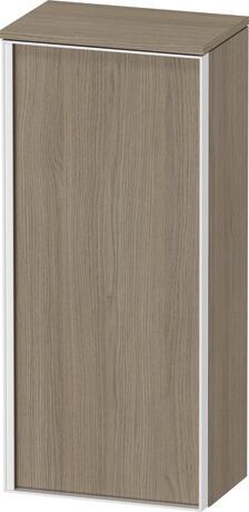Semi-tall cabinet, VT1355R3535701W Hinge position: Right, Oak terra Matt, Decor, Handle White aluminum
