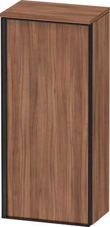 Semi-tall cabinet, VT1355R7979701G Hinge position: Right, Walnut Matt, Decor, Handle Graphite Aluminium