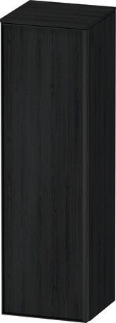 Semi-tall cabinet, VT1356L1616601G Hinge position: Left, Black oak Matt, Decor, Handle Graphite Aluminium