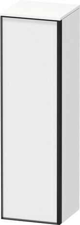 Semi-tall cabinet, VT1356L1818701G Hinge position: Left, White Matt, Decor, Handle Graphite Aluminium