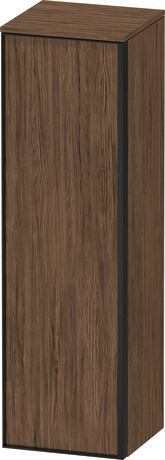 Semi-tall cabinet, VT1356L2121701G Hinge position: Left, Walnut dark Matt, Decor, Handle Graphite Aluminium