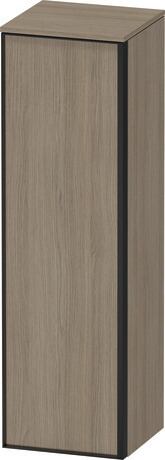 Semi-tall cabinet, VT1356L3535601G Hinge position: Left, Oak terra Matt, Decor, Handle Graphite Aluminium