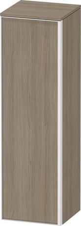 Semi-tall cabinet, VT1356L3535601W Hinge position: Left, Oak terra Matt, Decor, Handle White aluminum