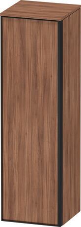Semi-tall cabinet, VT1356L7979701G Hinge position: Left, Walnut Matt, Decor, Handle Graphite Aluminium