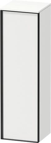 Semi-tall cabinet, VT1356R1818701G Hinge position: Right, White Matt, Decor, Handle Graphite Aluminium