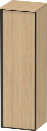 Semi-tall cabinet, VT1356R3030701G Hinge position: Right, Natural oak Matt, Decor, Handle Graphite Aluminium