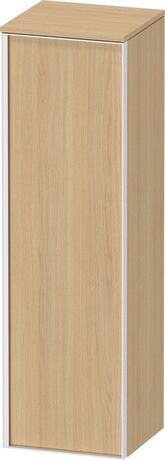 Semi-tall cabinet, VT1356R3030701W Hinge position: Right, Natural oak Matt, Decor, Handle White aluminum