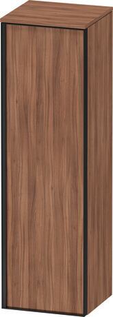 Semi-tall cabinet, VT1356R7979701G Hinge position: Right, Walnut Matt, Decor, Handle Graphite Aluminium