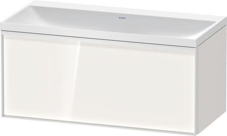 c-bonded set wall-mounted, VT4287N2222000W White High Gloss, Decor, Handle White