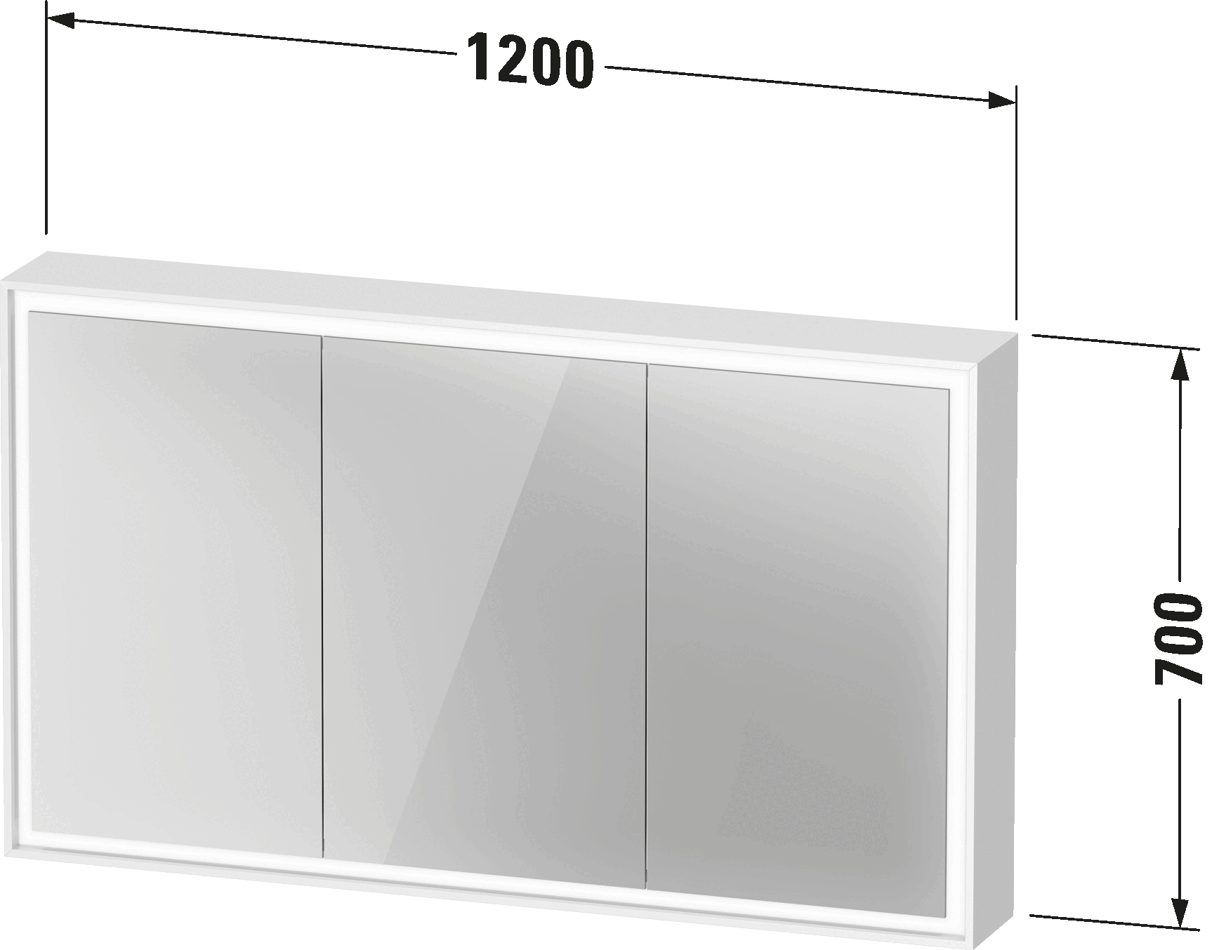 Mirror cabinet, VT7158