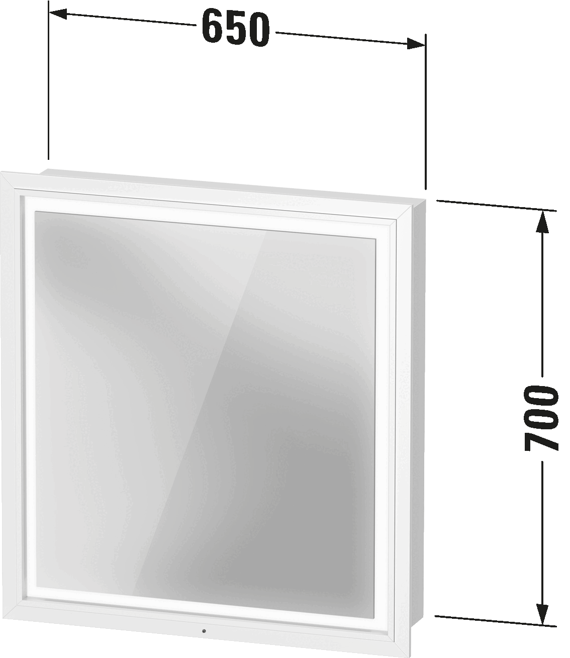 Mirror cabinet, VT7160 L/R