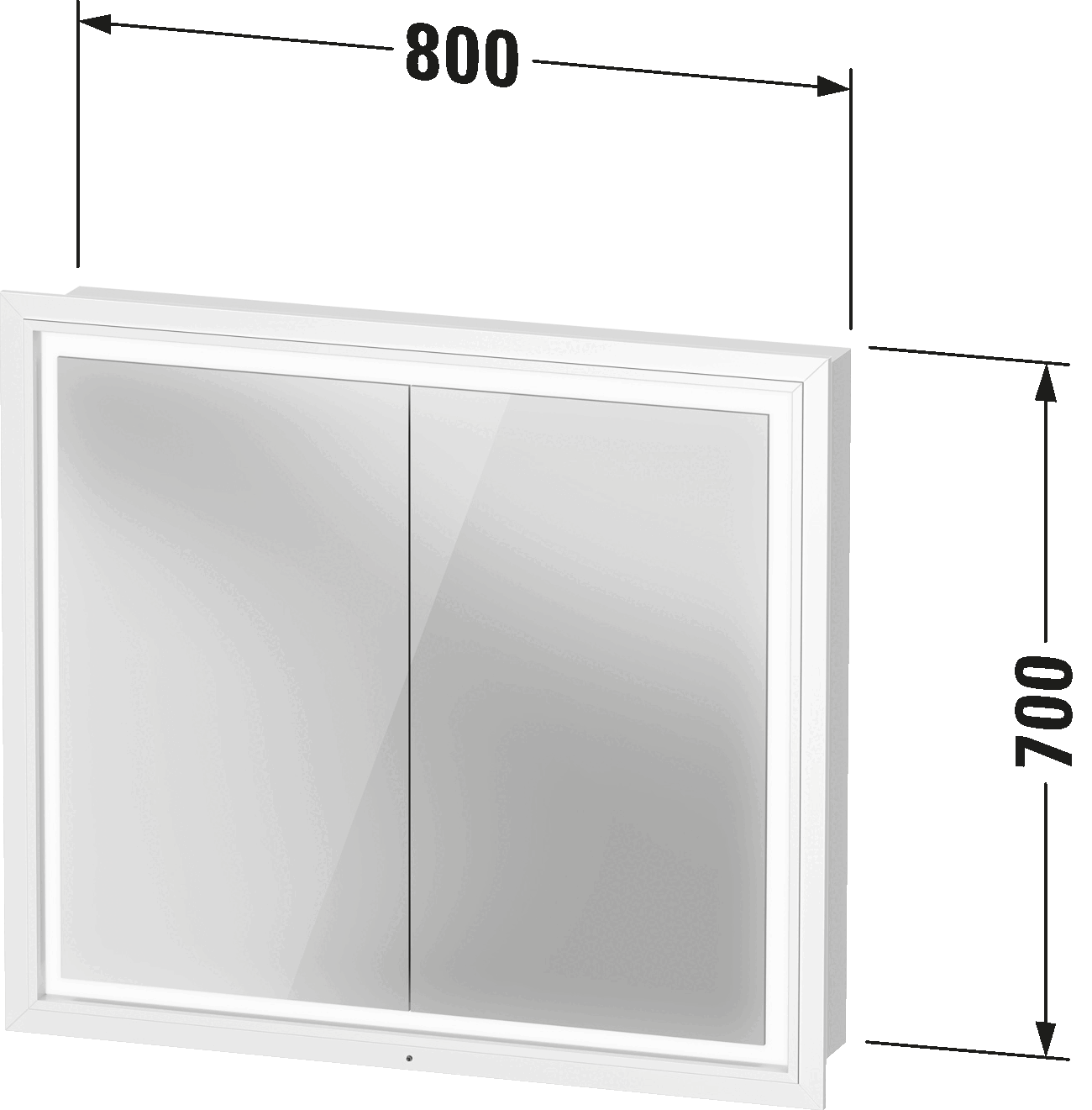 Mirror cabinet, VT7161