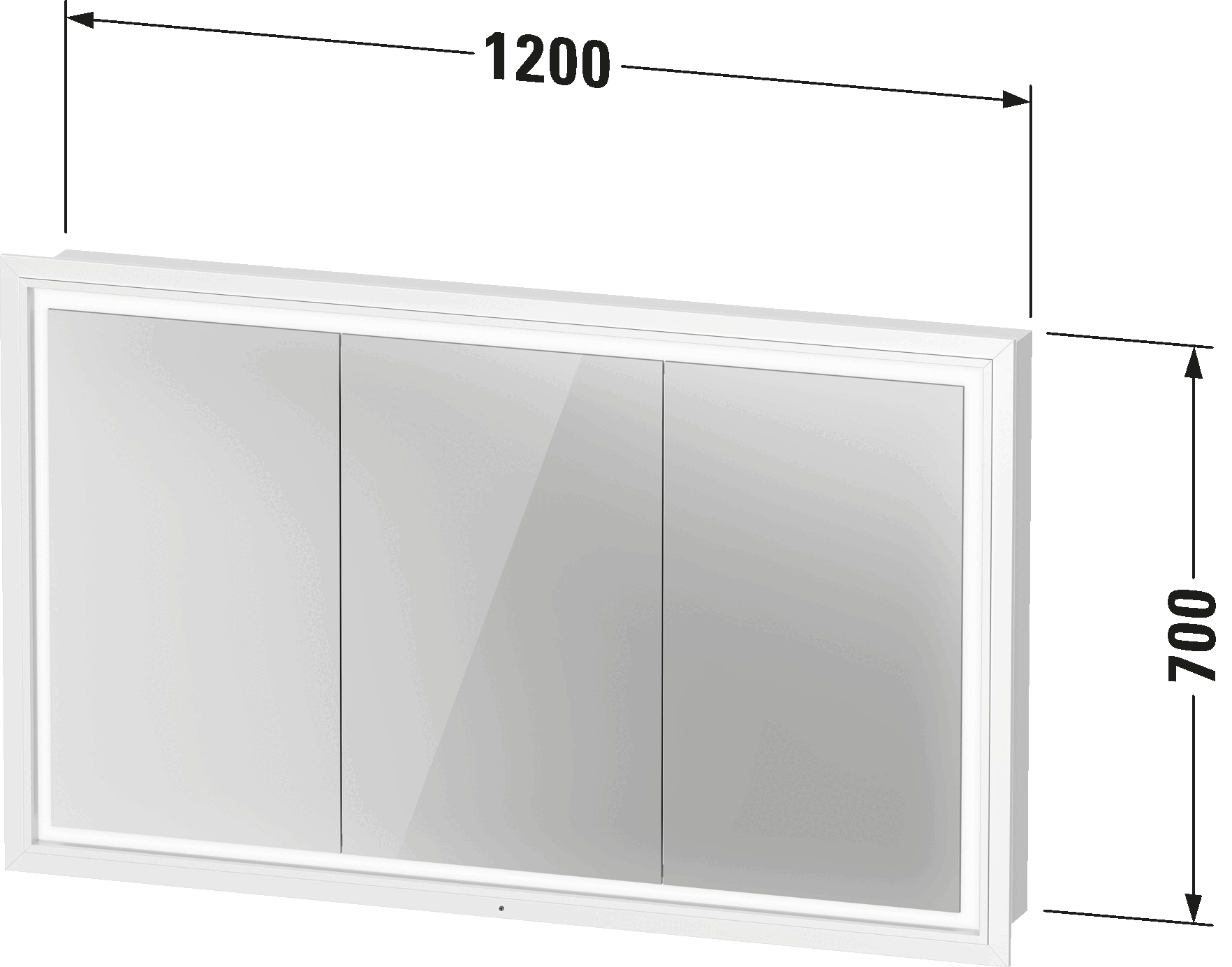 Mirror cabinet, VT7163