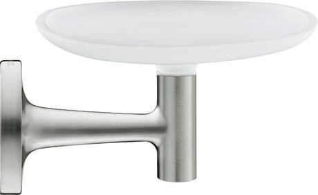 Soap dish, 0099337000 Stainless steel Brushed