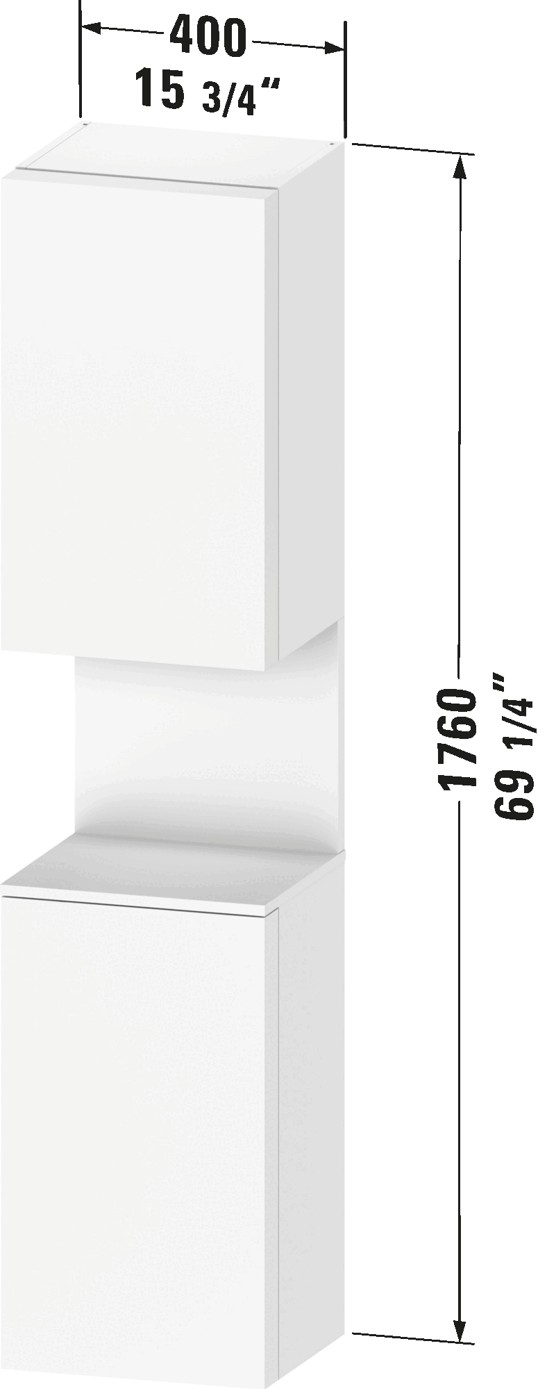 Linen Cabinet, QA1346 L/R