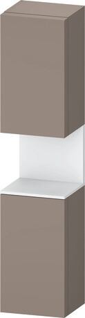 Tall cabinet, QA1346L18436010 Hinge position: Left, Basalte Matt, Decor, Niche lighting Integrated