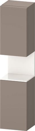 Tall cabinet, QA1346L22437010 Hinge position: Left, Basalte Matt, Decor, Niche lighting Integrated