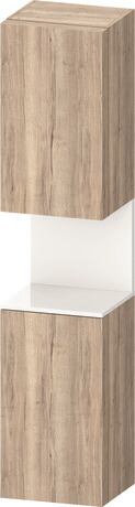 Tall cabinet, QA1346R22556010 Hinge position: Right, Marbled Oak Matt, Decor, Niche lighting Integrated