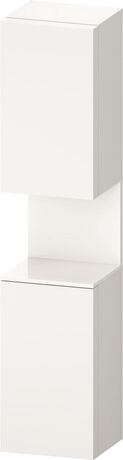 Tall cabinet, QA1346L22847010 Hinge position: Left, White Super Matt, Decor, Niche lighting Integrated
