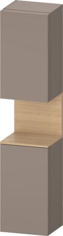 Tall cabinet, QA1346R30437010 Hinge position: Right, Basalte Matt, Decor, Niche lighting Integrated