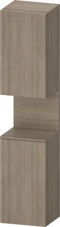 Tall cabinet, QA1346R35356010 Hinge position: Right, Oak terra Matt, Decor, Niche lighting Integrated