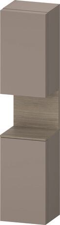 Tall cabinet, QA1346L35437010 Hinge position: Left, Basalte Matt, Decor, Niche lighting Integrated