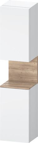 Tall cabinet, QA1346L55186010 Hinge position: Left, White Matt, Decor, Niche lighting Integrated