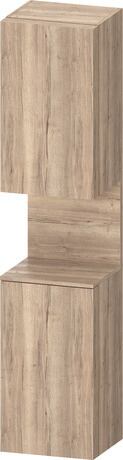 Tall cabinet, QA1346R55556010 Hinge position: Right, Marbled Oak Matt, Decor, Niche lighting Integrated