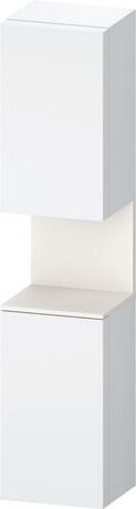 Tall cabinet, QA1346R84186010 Hinge position: Right, White Matt, Decor, Niche lighting Integrated