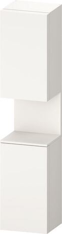 Tall cabinet, QA1346R84846010 Hinge position: Right, White Super Matt, Decor, Niche lighting Integrated